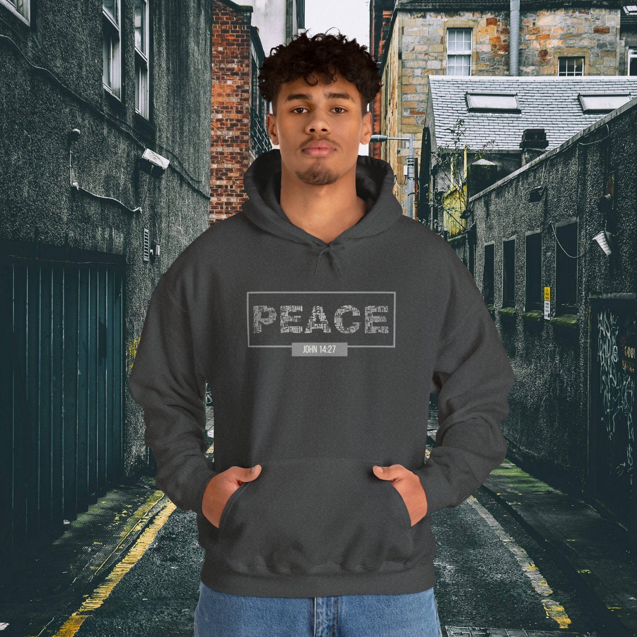 Peace and Love, John 14:27 Unisex Hoodie