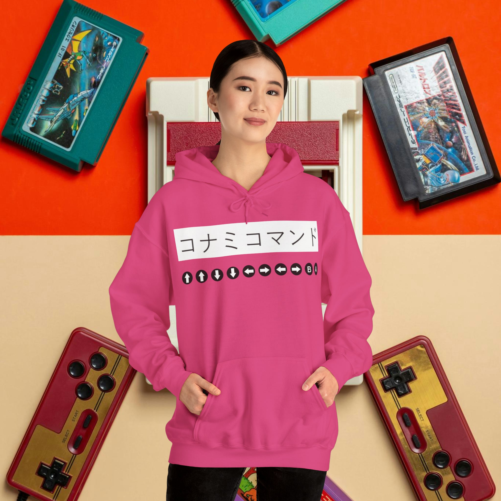 Konami Code Hoodie | Retro Gaming Outfit