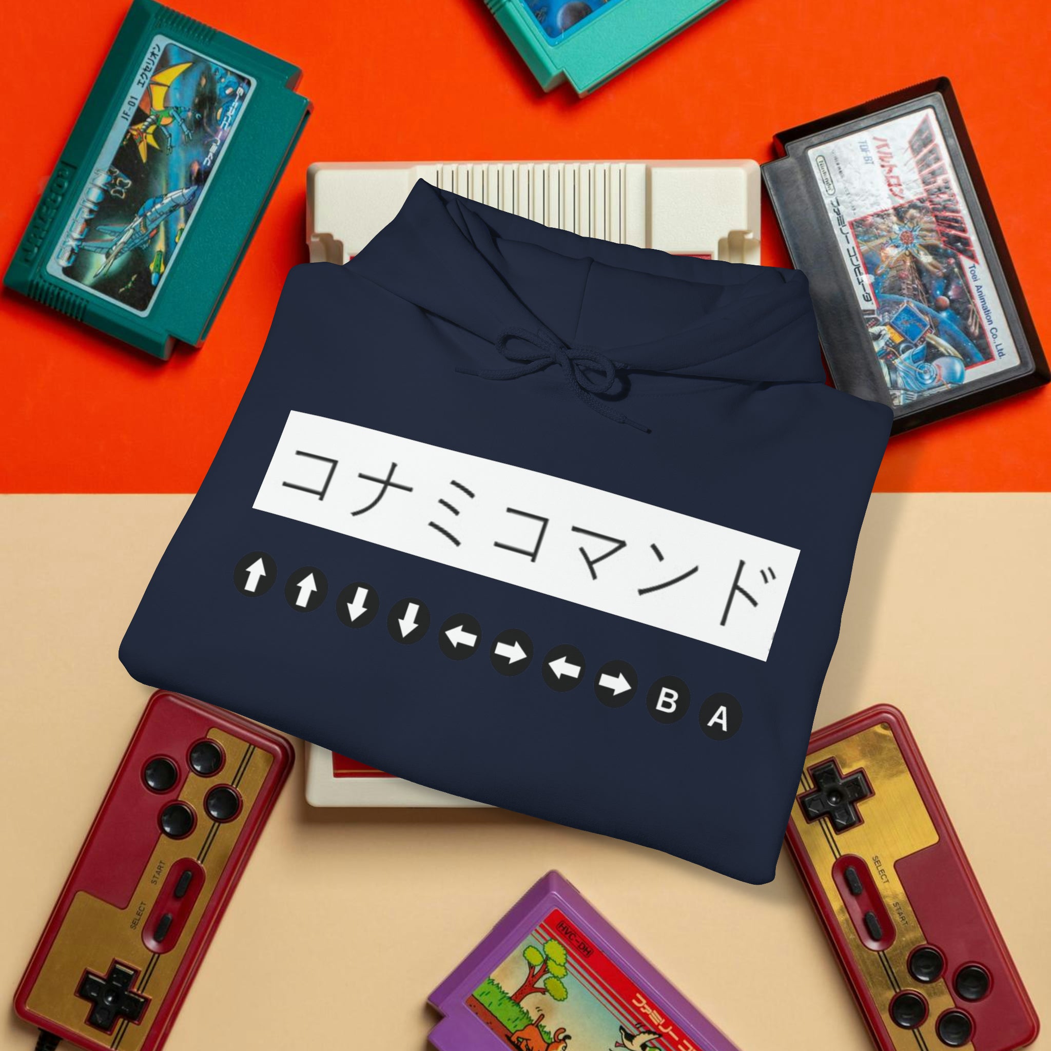 Konami Code Hoodie | Retro Gaming Outfit