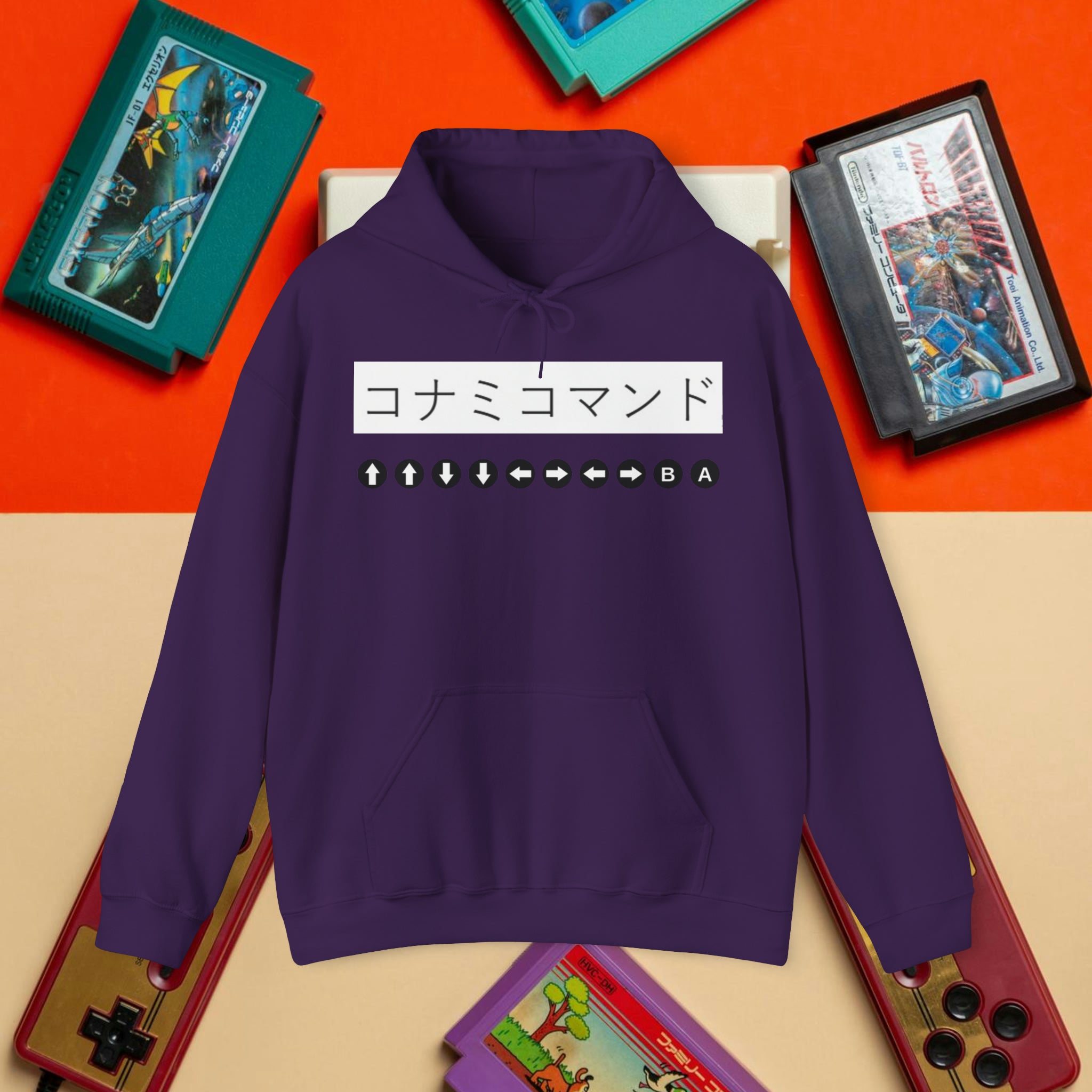 Konami Code Hoodie | Retro Gaming Outfit