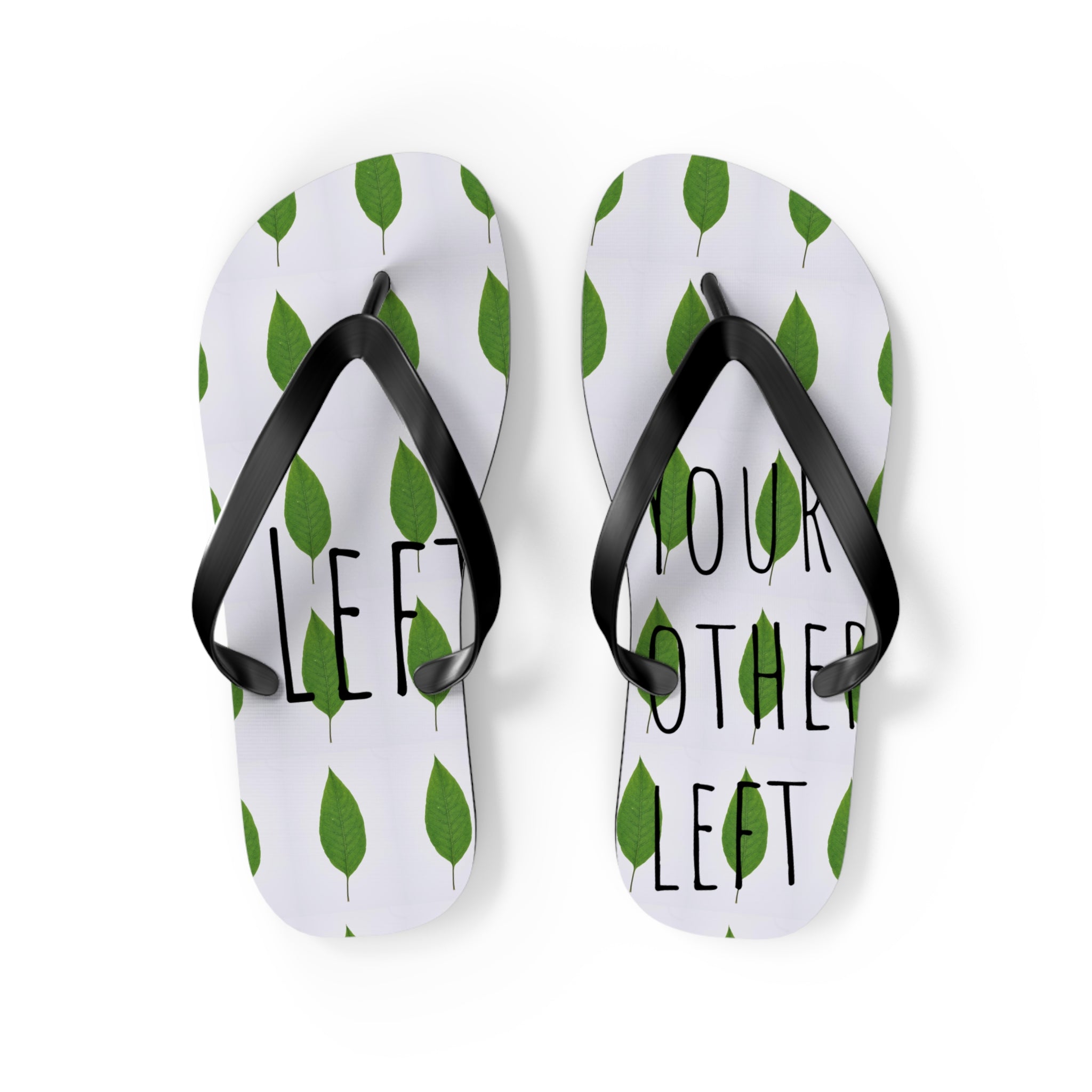 Leaves Flip Flops | Funny Summer Outfit