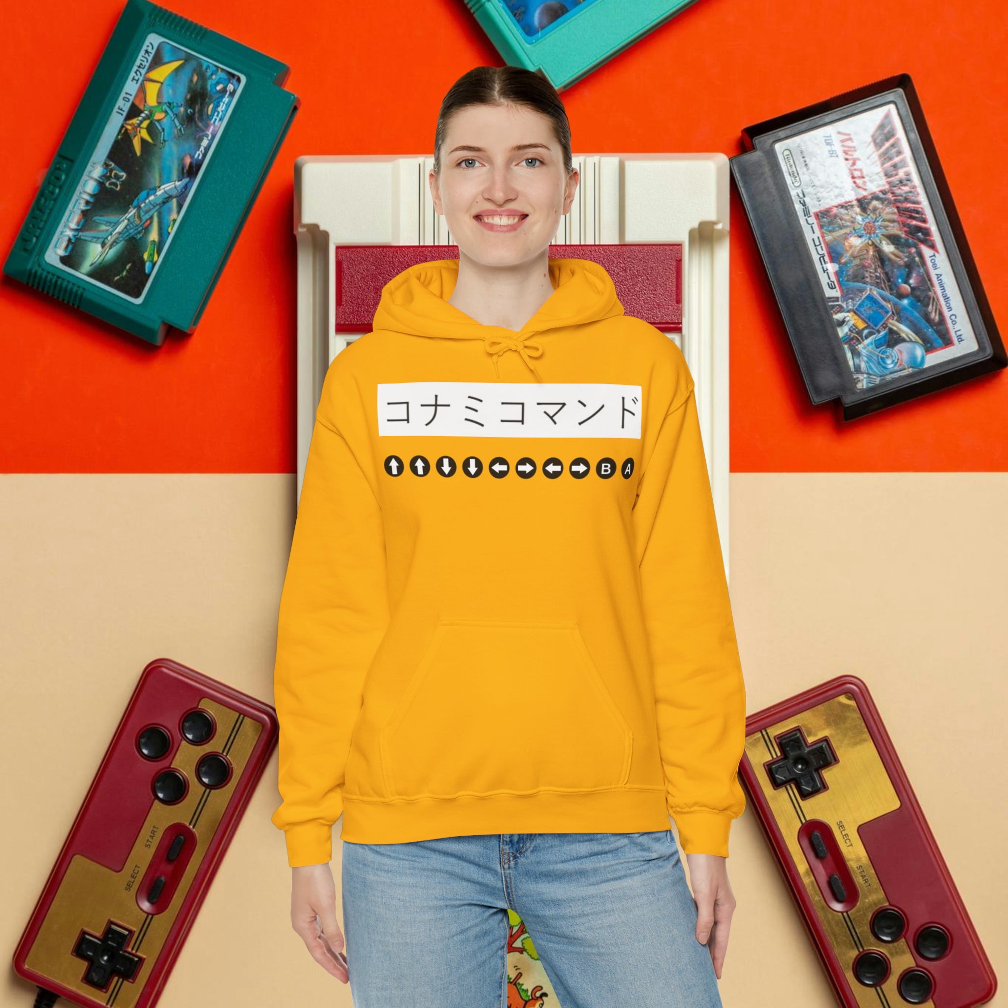 Konami Code Hoodie | Retro Gaming Outfit