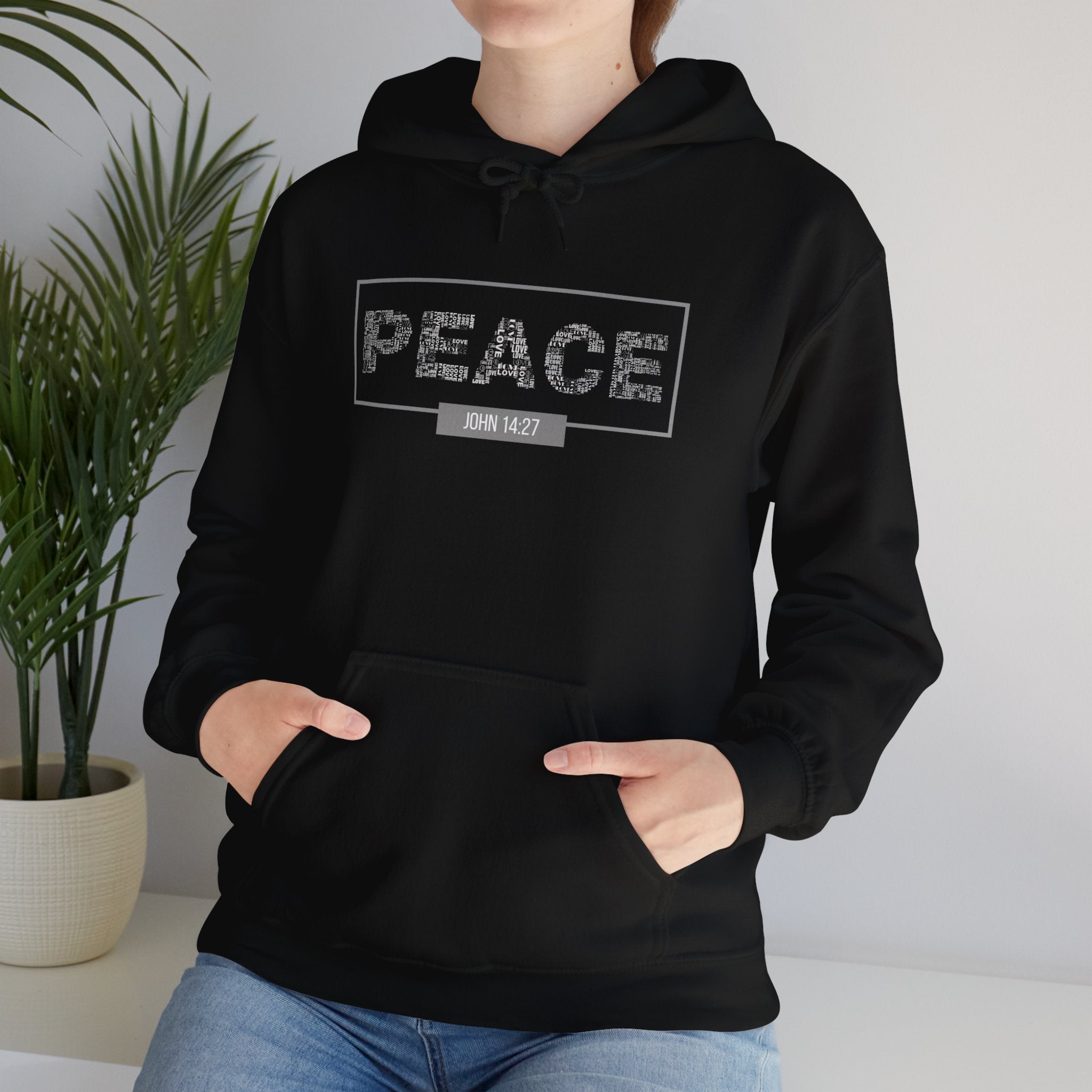 Peace and Love, John 14:27 Unisex Hoodie