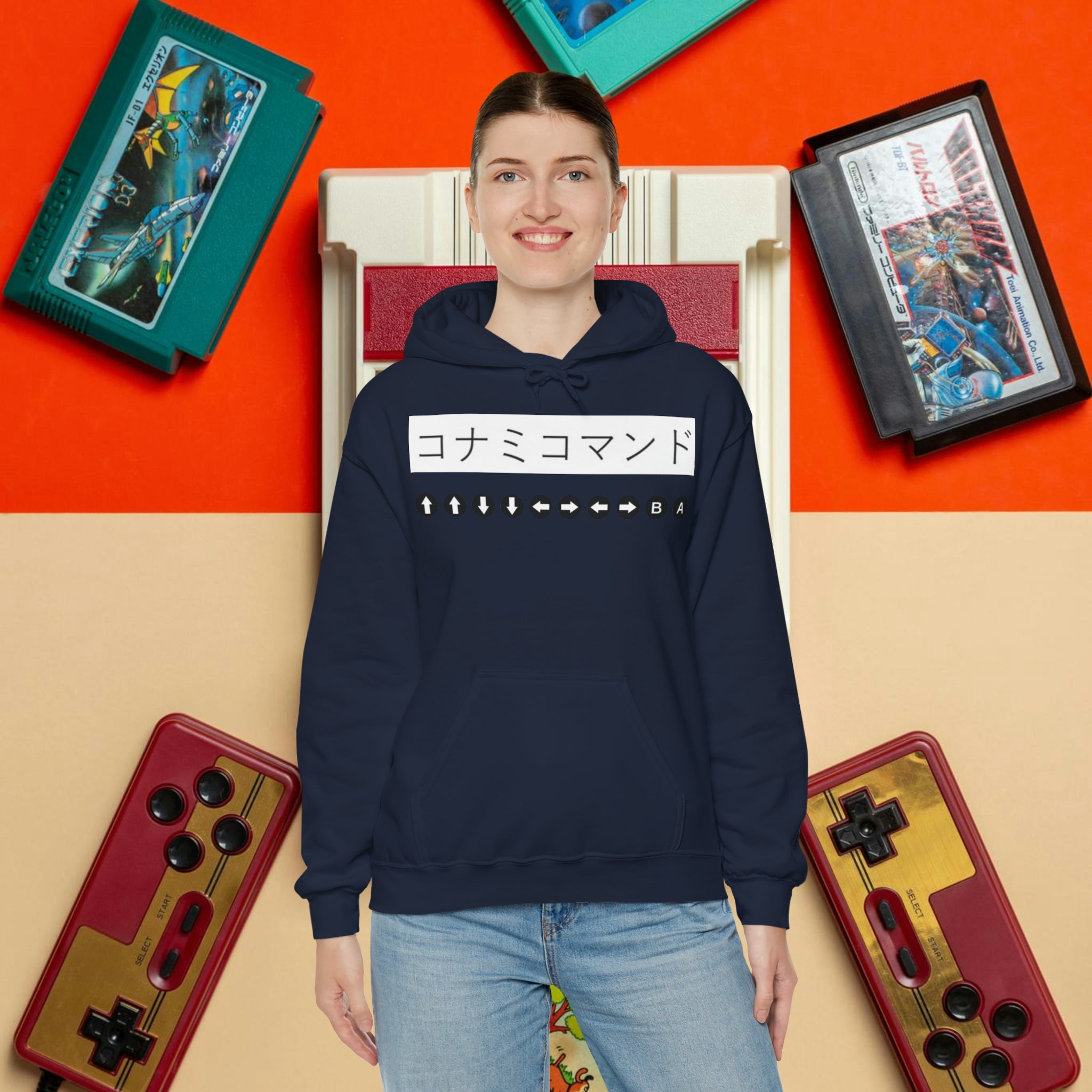 Konami Code Hoodie | Retro Gaming Outfit