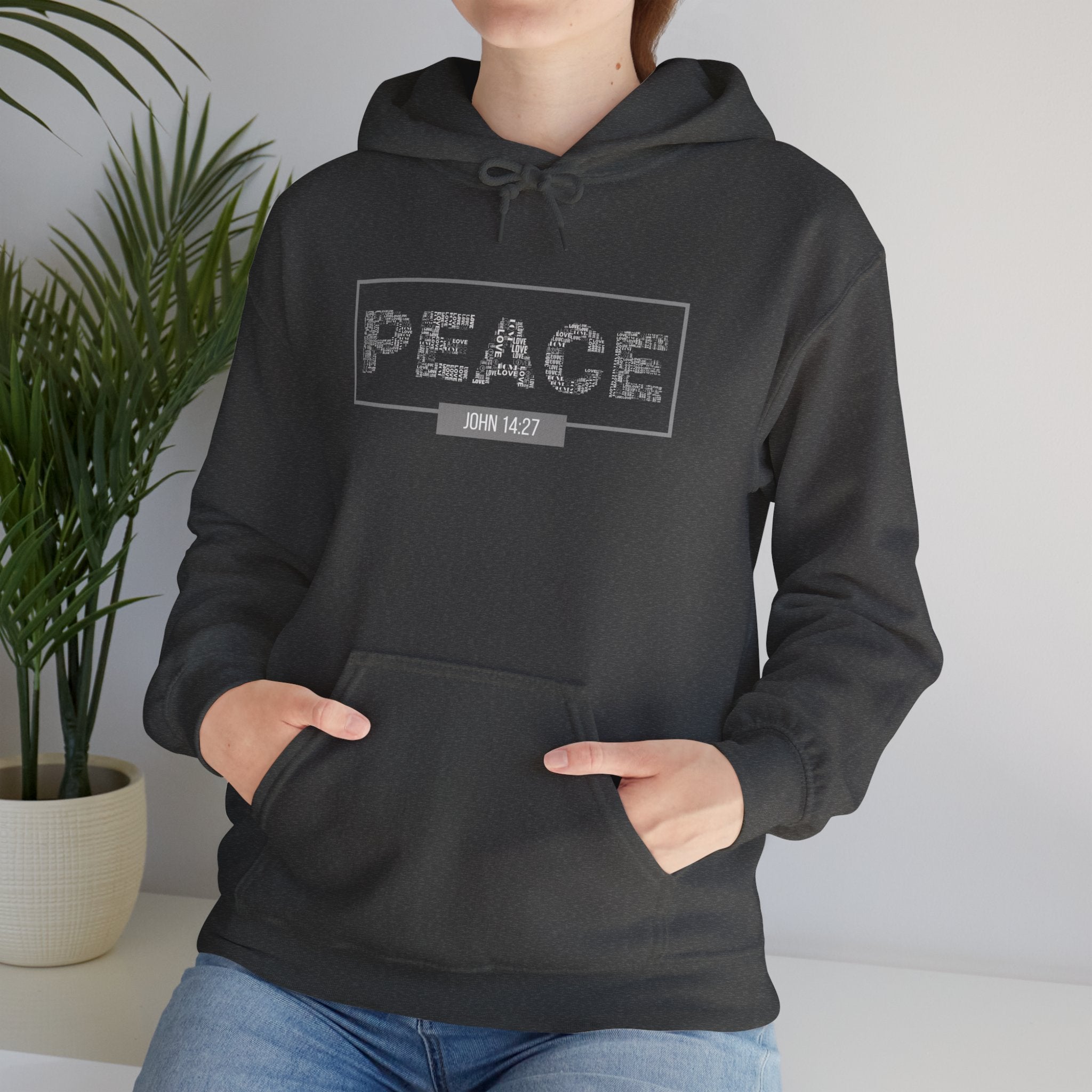 Peace and Love, John 14:27 Unisex Hoodie