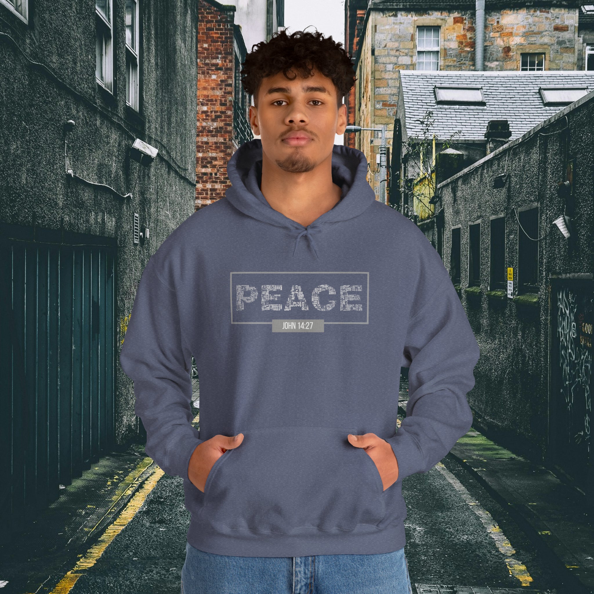 Peace and Love, John 14:27 Unisex Hoodie