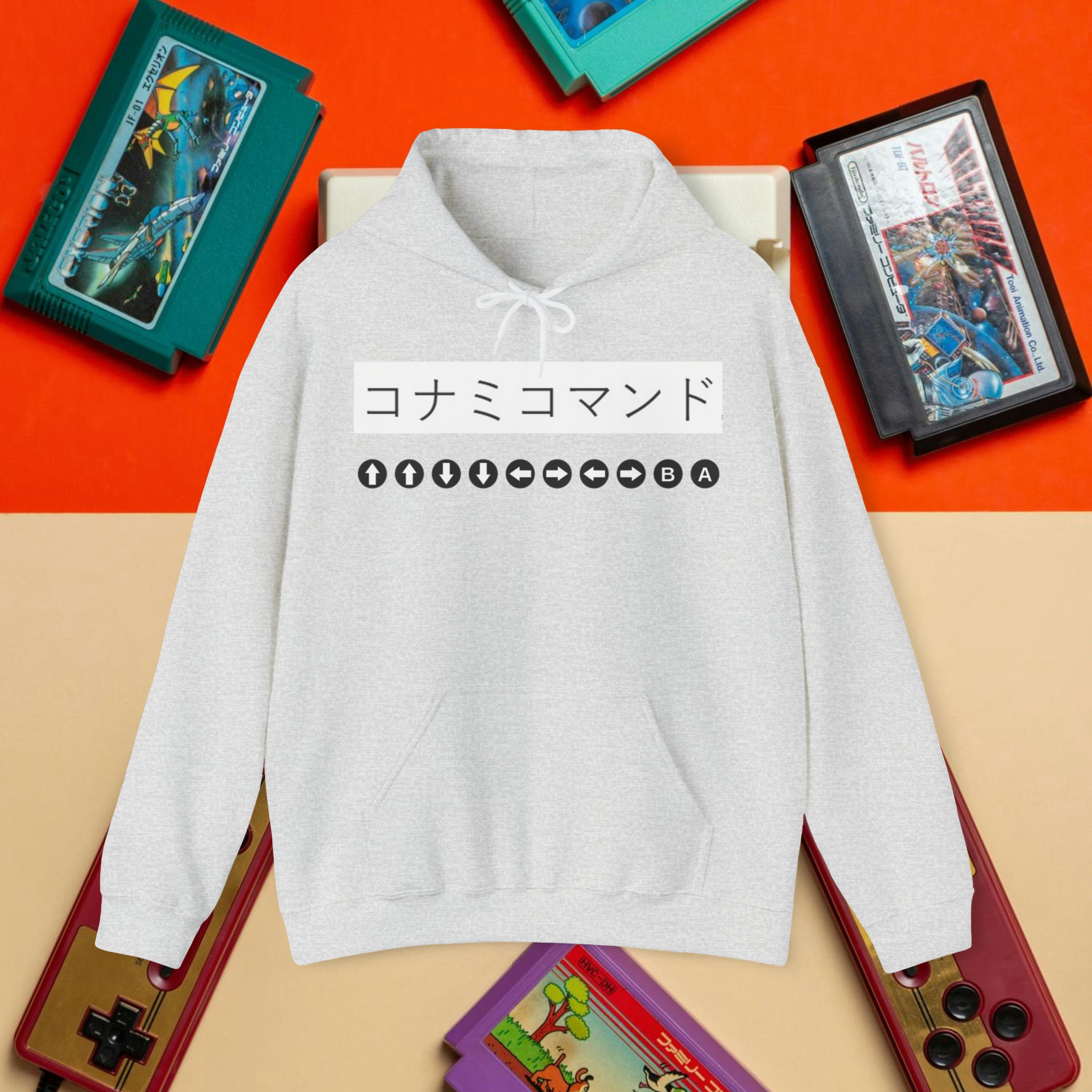 Konami Code Hoodie | Retro Gaming Outfit