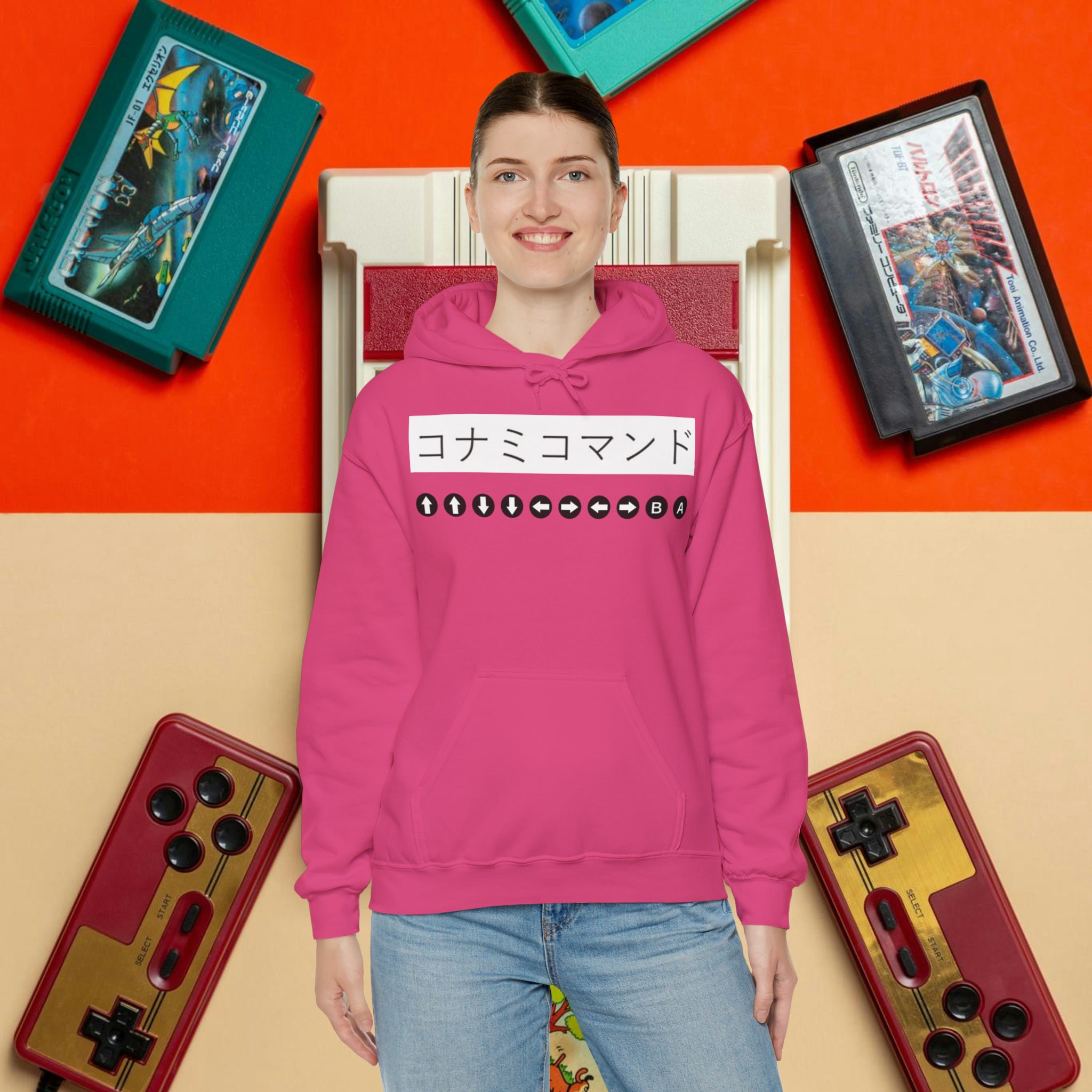 Konami Code Hoodie | Retro Gaming Outfit