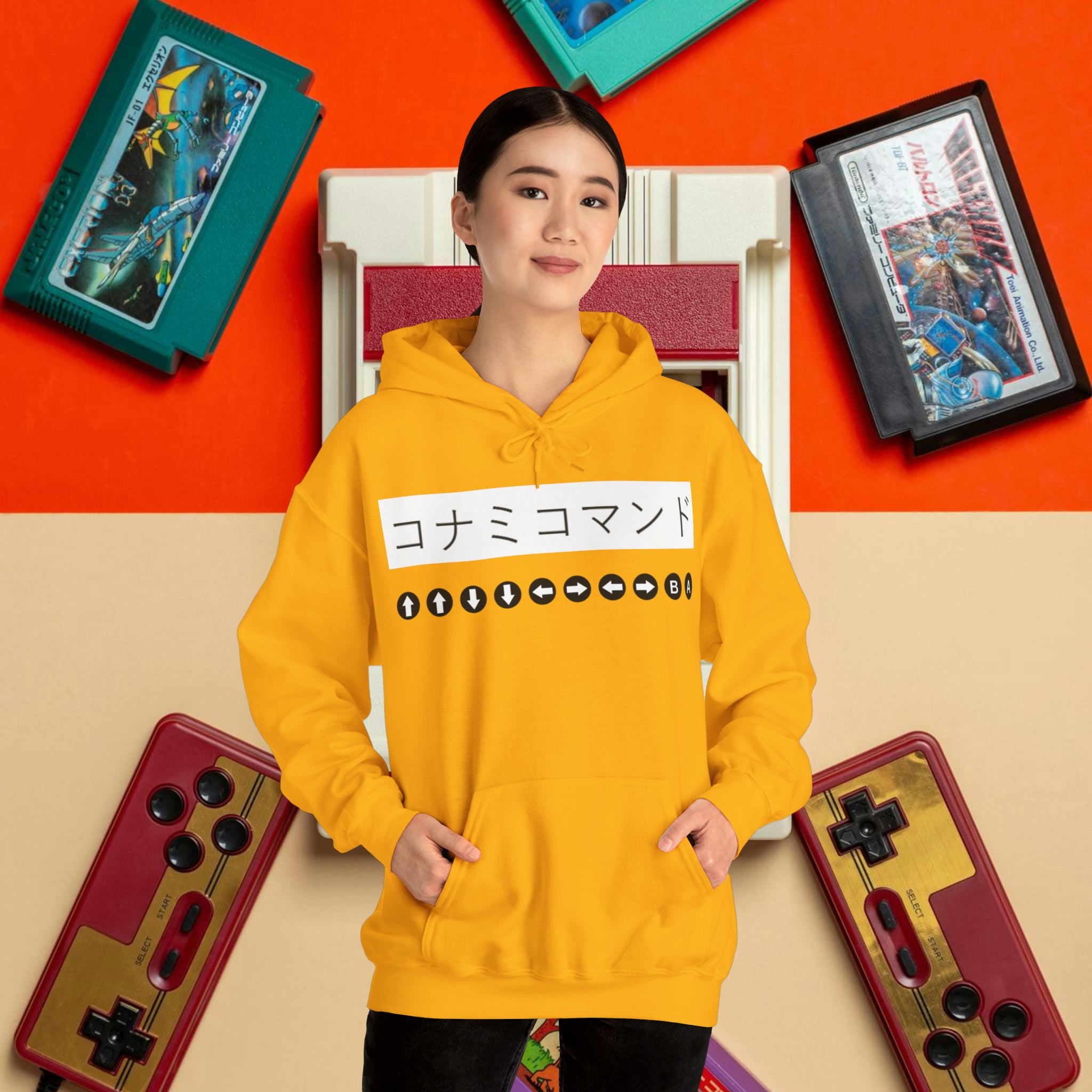 Konami Code Hoodie | Retro Gaming Outfit