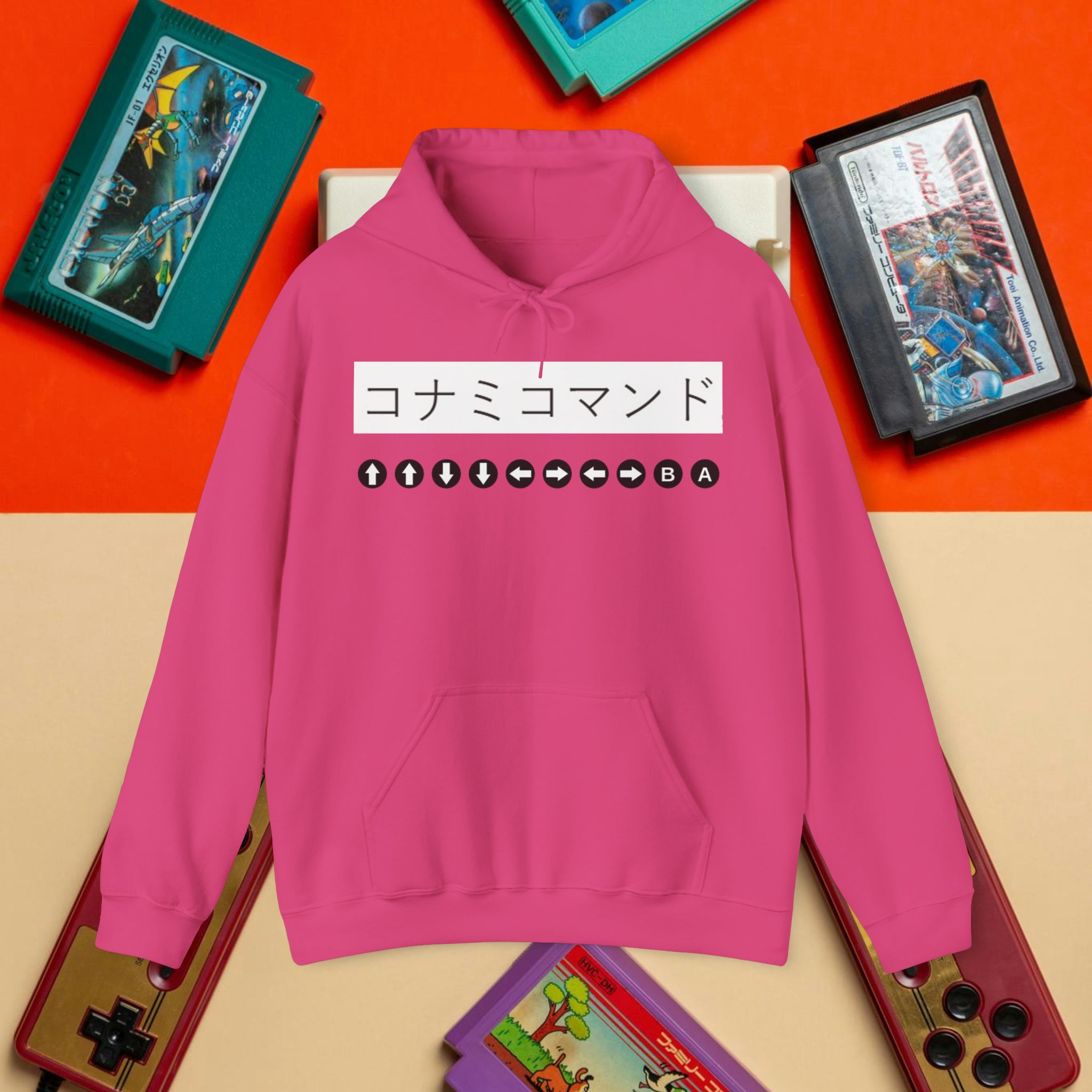 Konami Code Hoodie | Retro Gaming Outfit