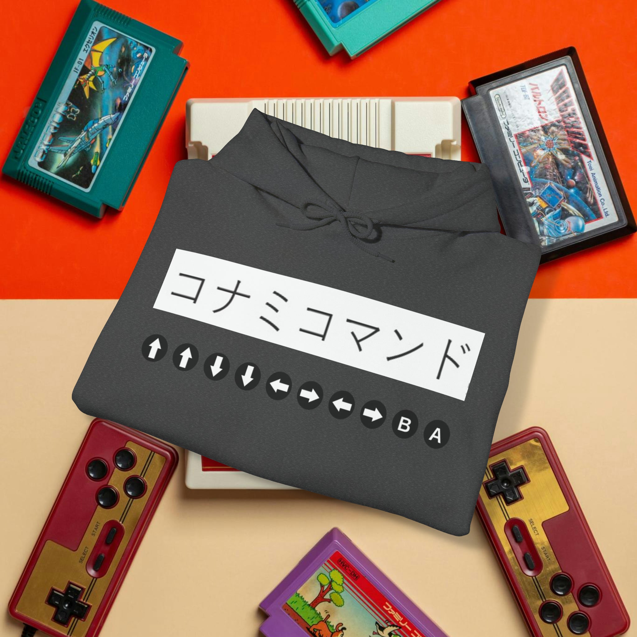 Konami Code Hoodie | Retro Gaming Outfit