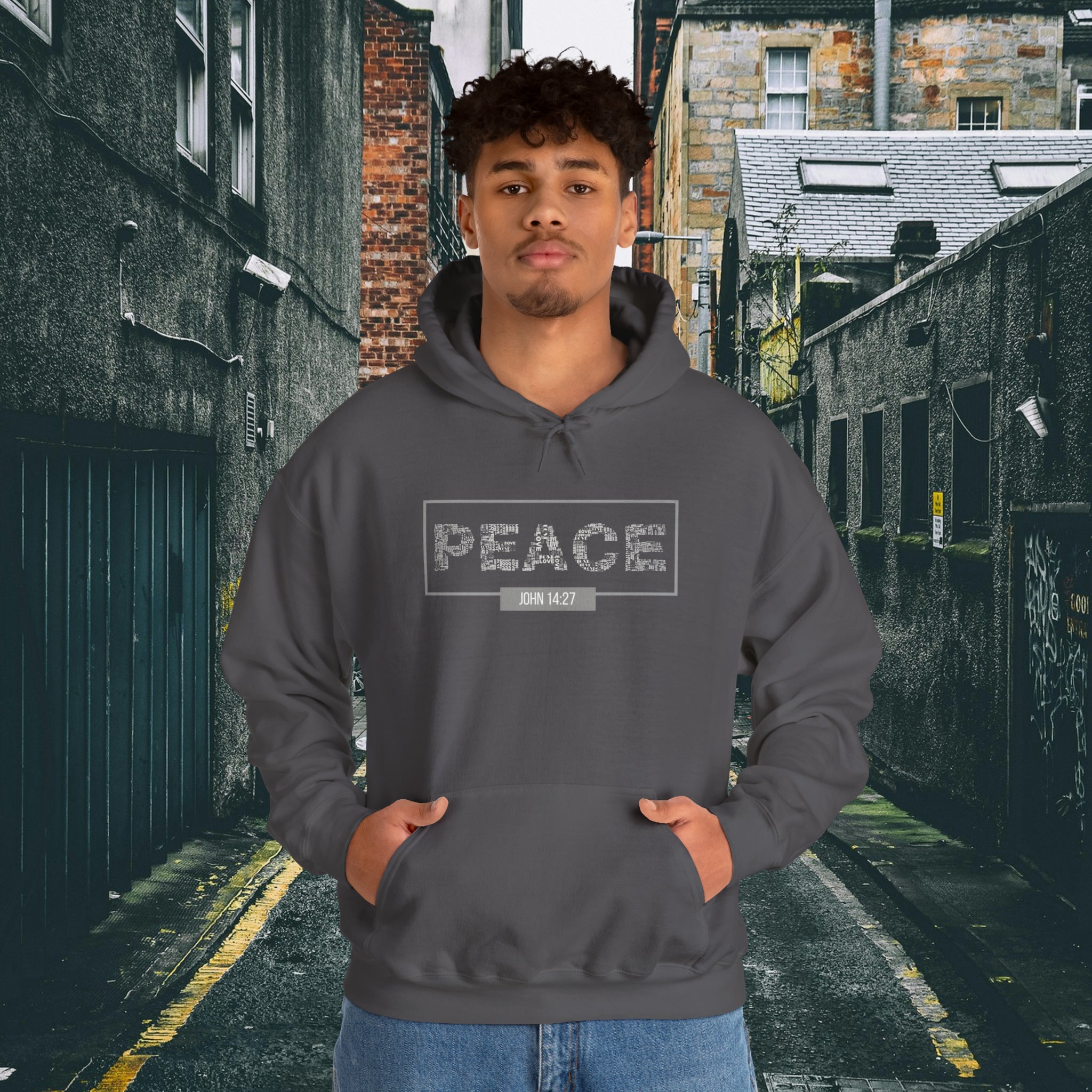 Peace and Love, John 14:27 Unisex Hoodie