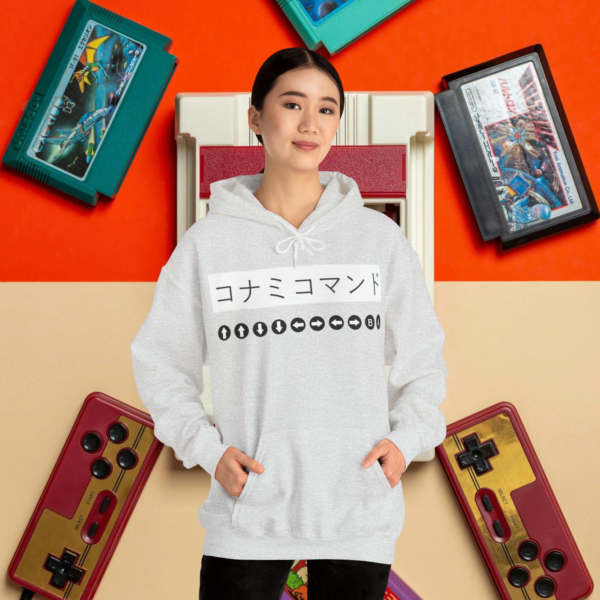 Konami Code Hoodie | Retro Gaming Outfit