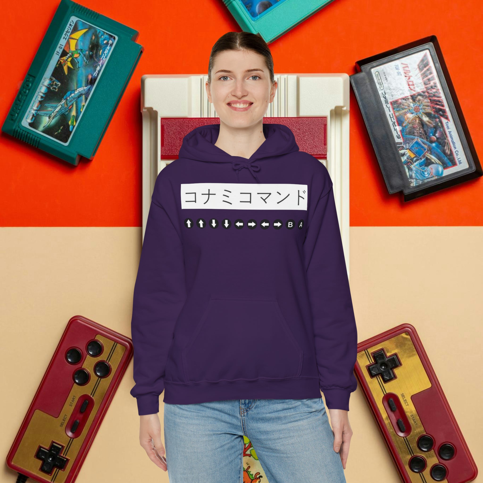 Konami Code Hoodie | Retro Gaming Outfit