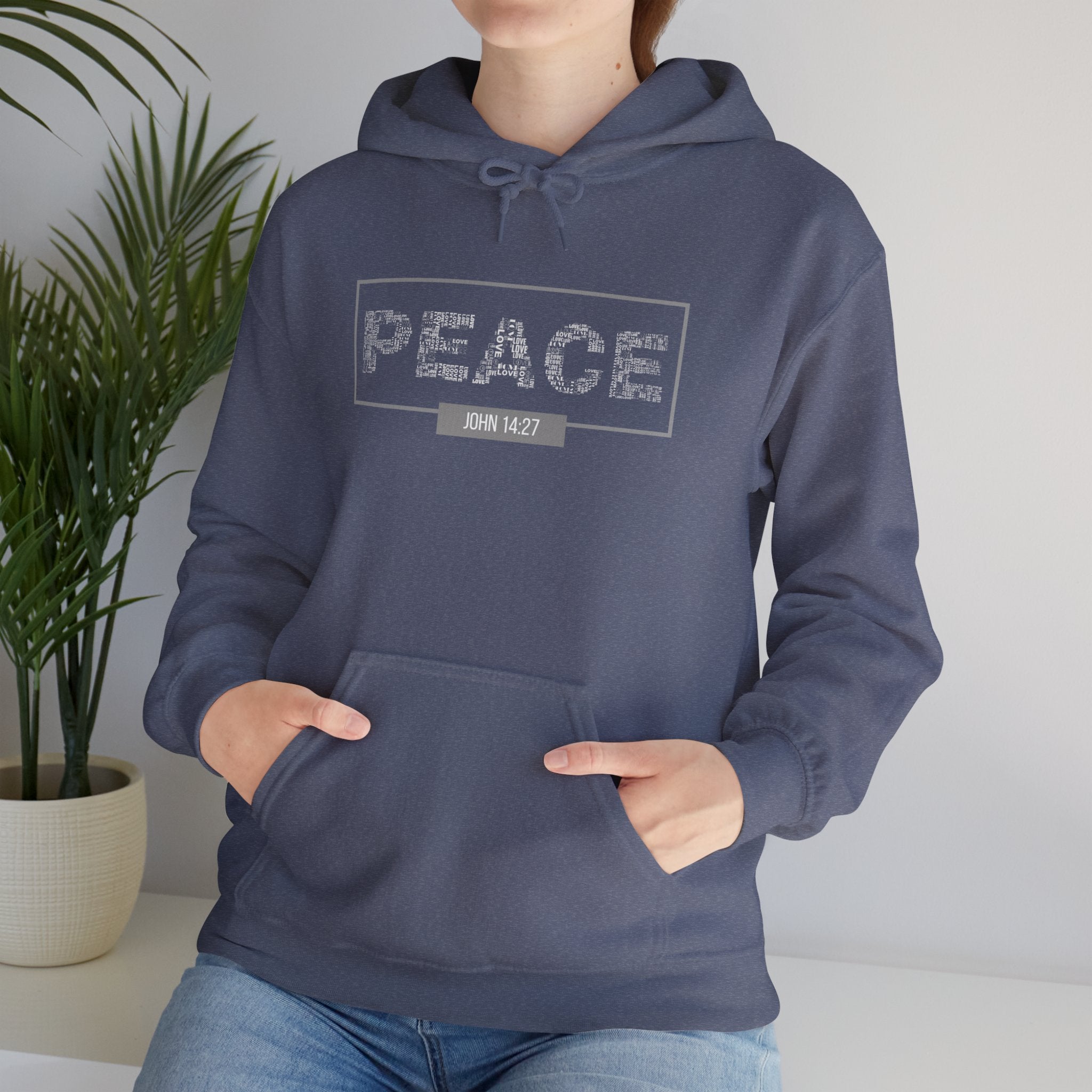 Peace and Love, John 14:27 Unisex Hoodie