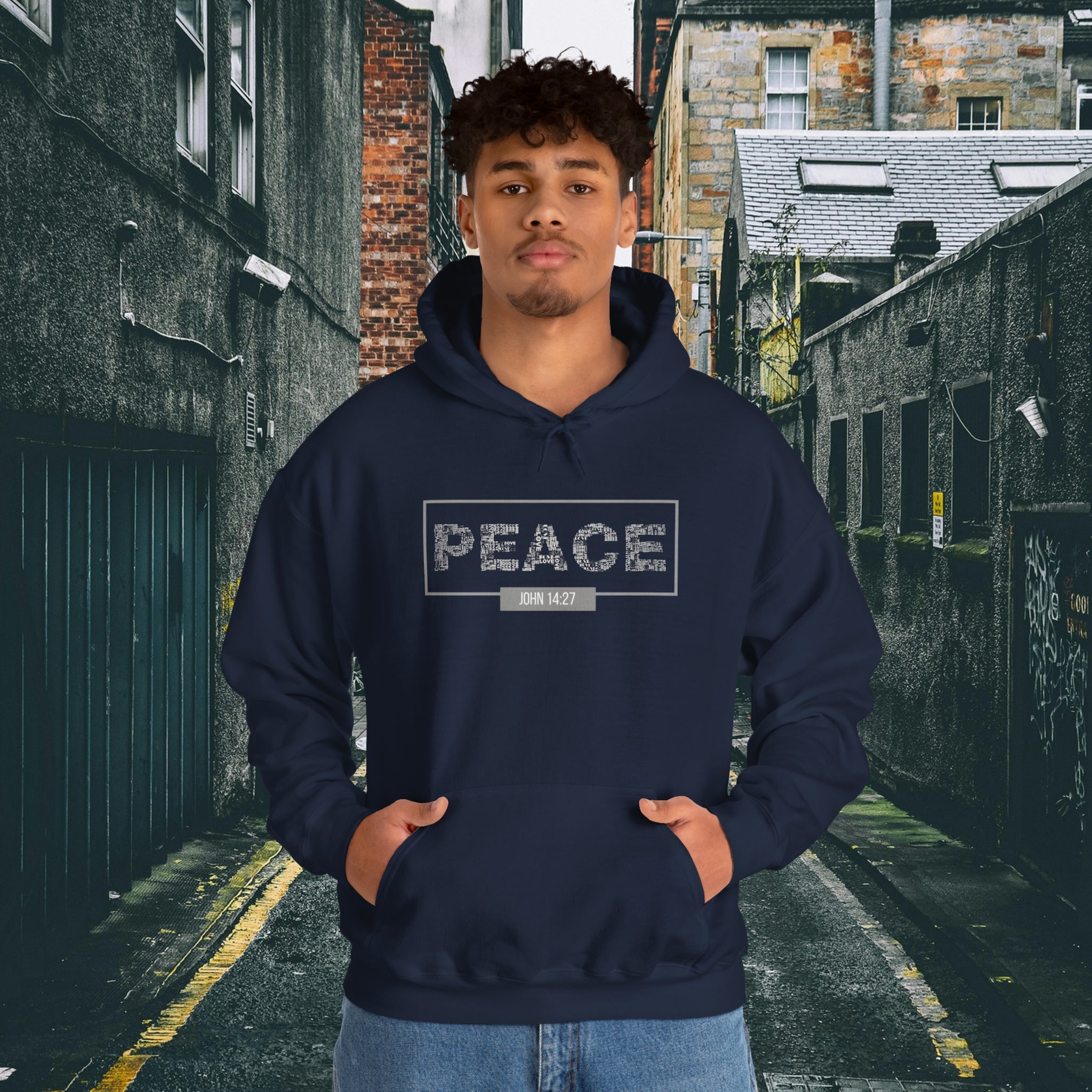 Peace and Love, John 14:27 Unisex Hoodie