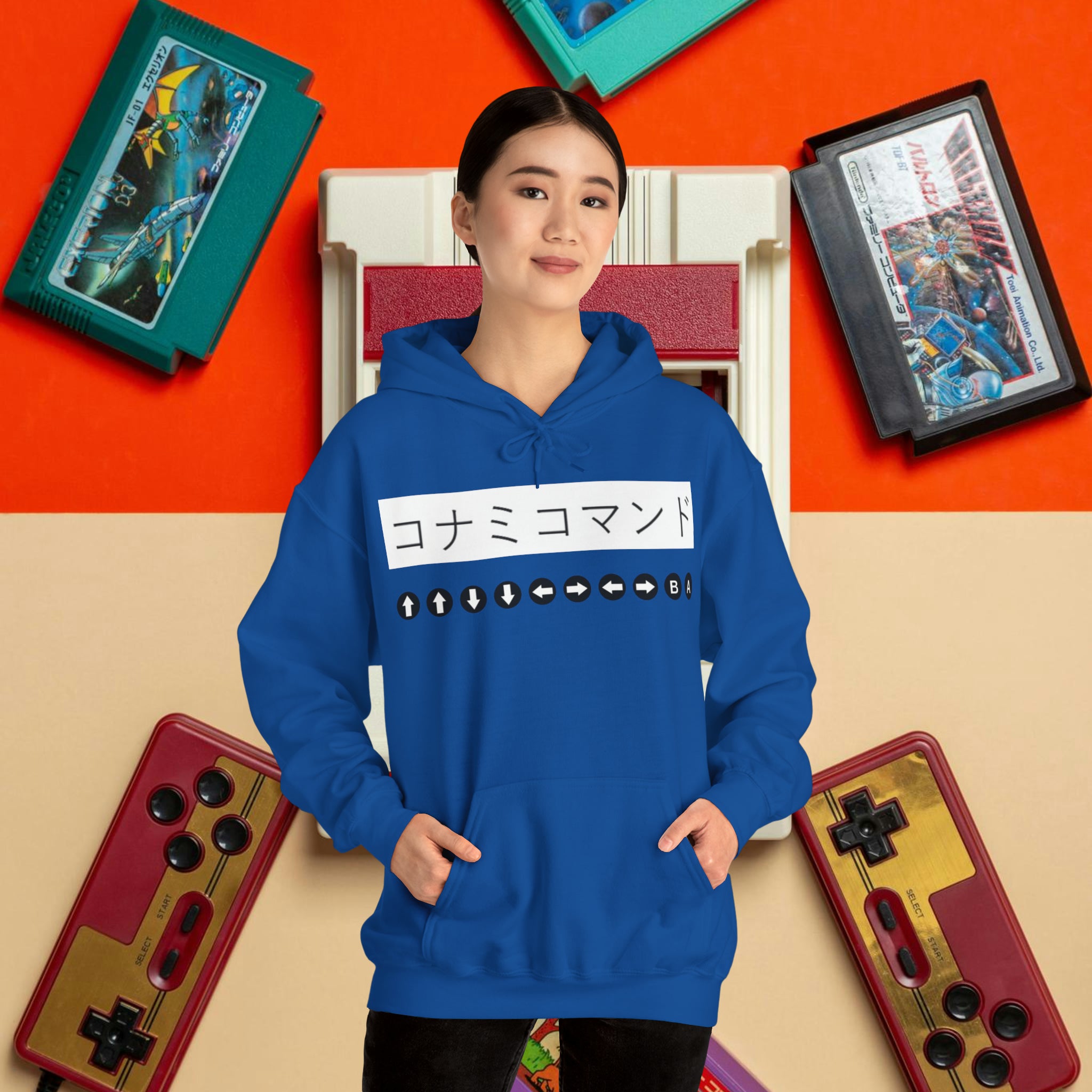 Konami Code Hoodie | Retro Gaming Outfit