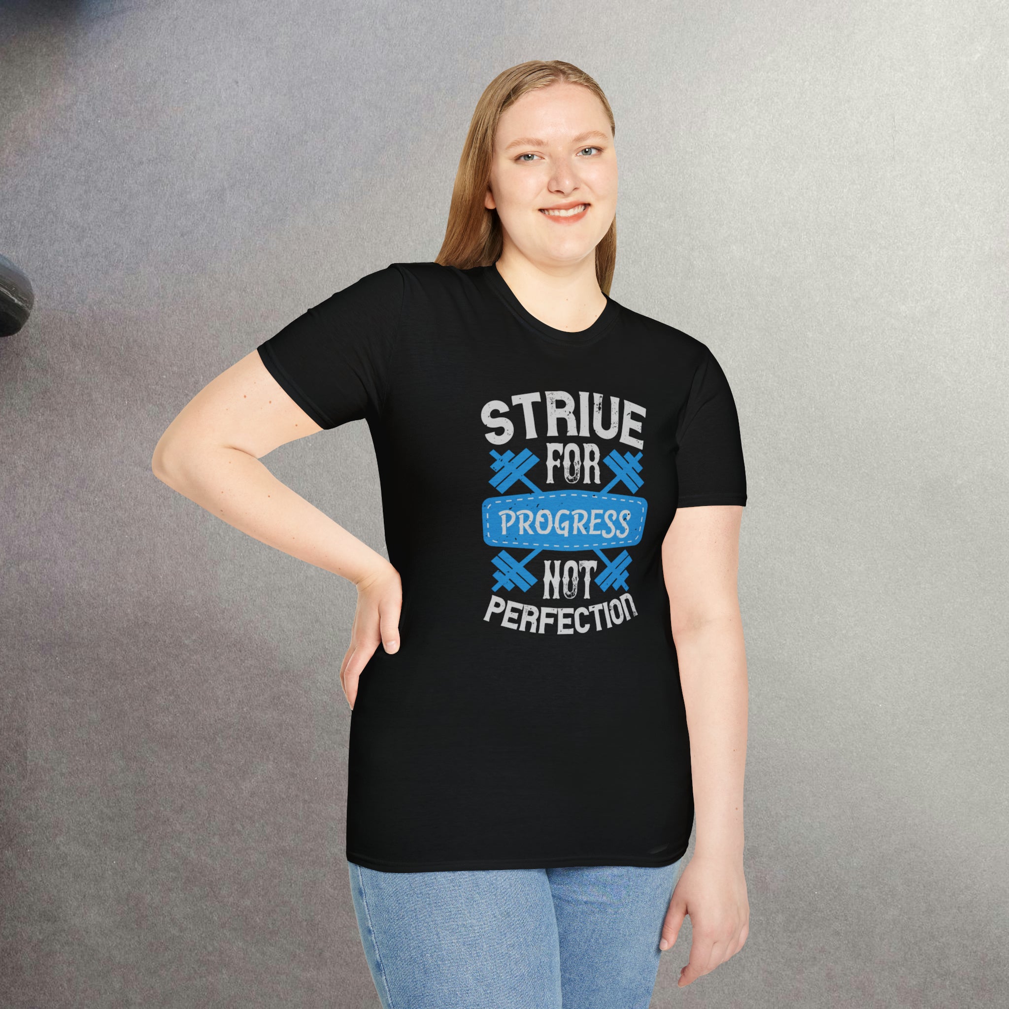 Strive for Progress, NOT Perfection T-shirt | Motivational Collection