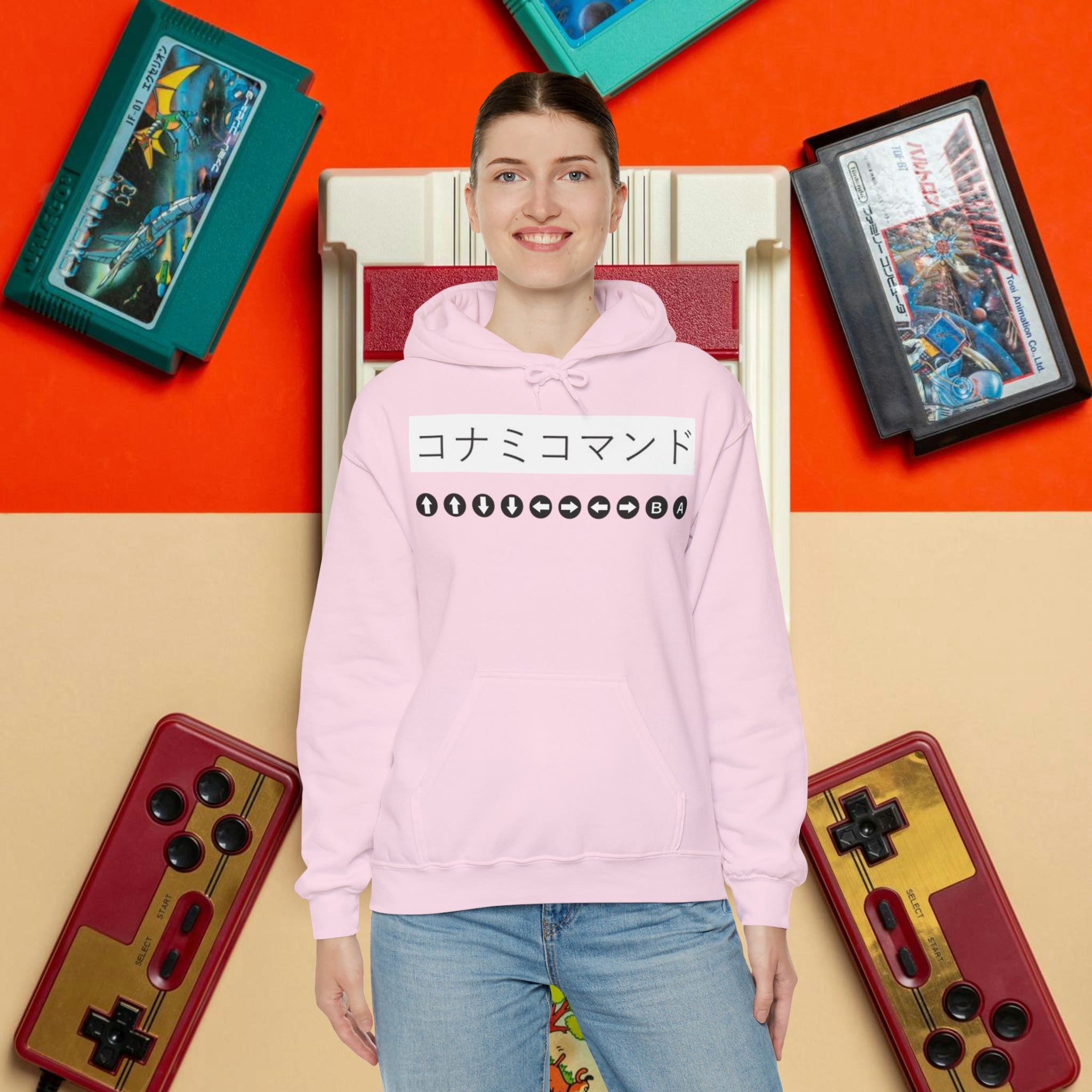 Konami Code Hoodie | Retro Gaming Outfit