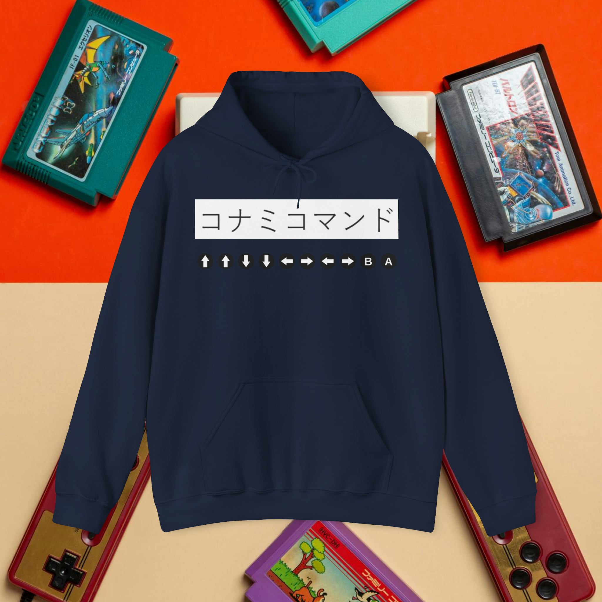 Konami Code Hoodie | Retro Gaming Outfit