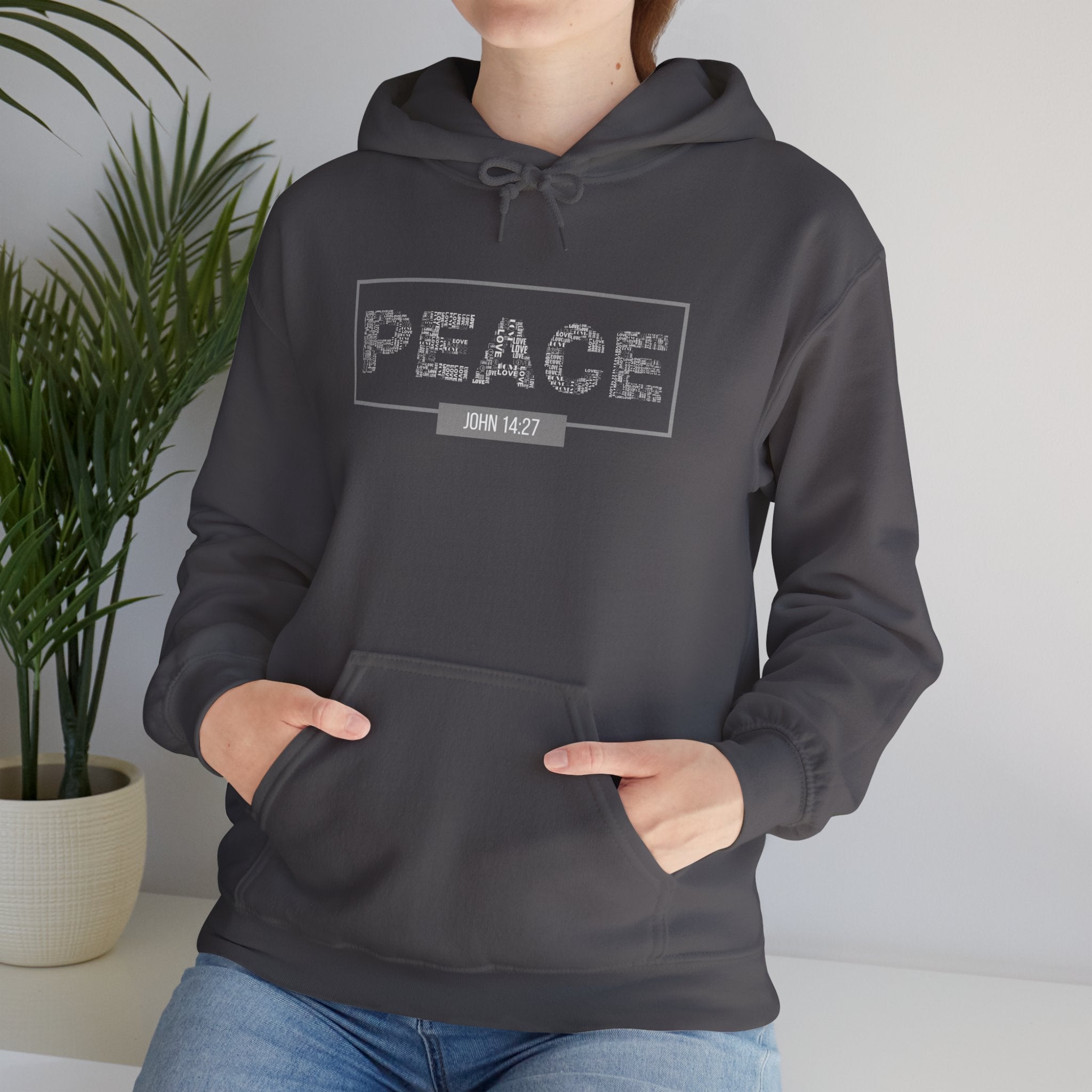 Peace and Love, John 14:27 Unisex Hoodie