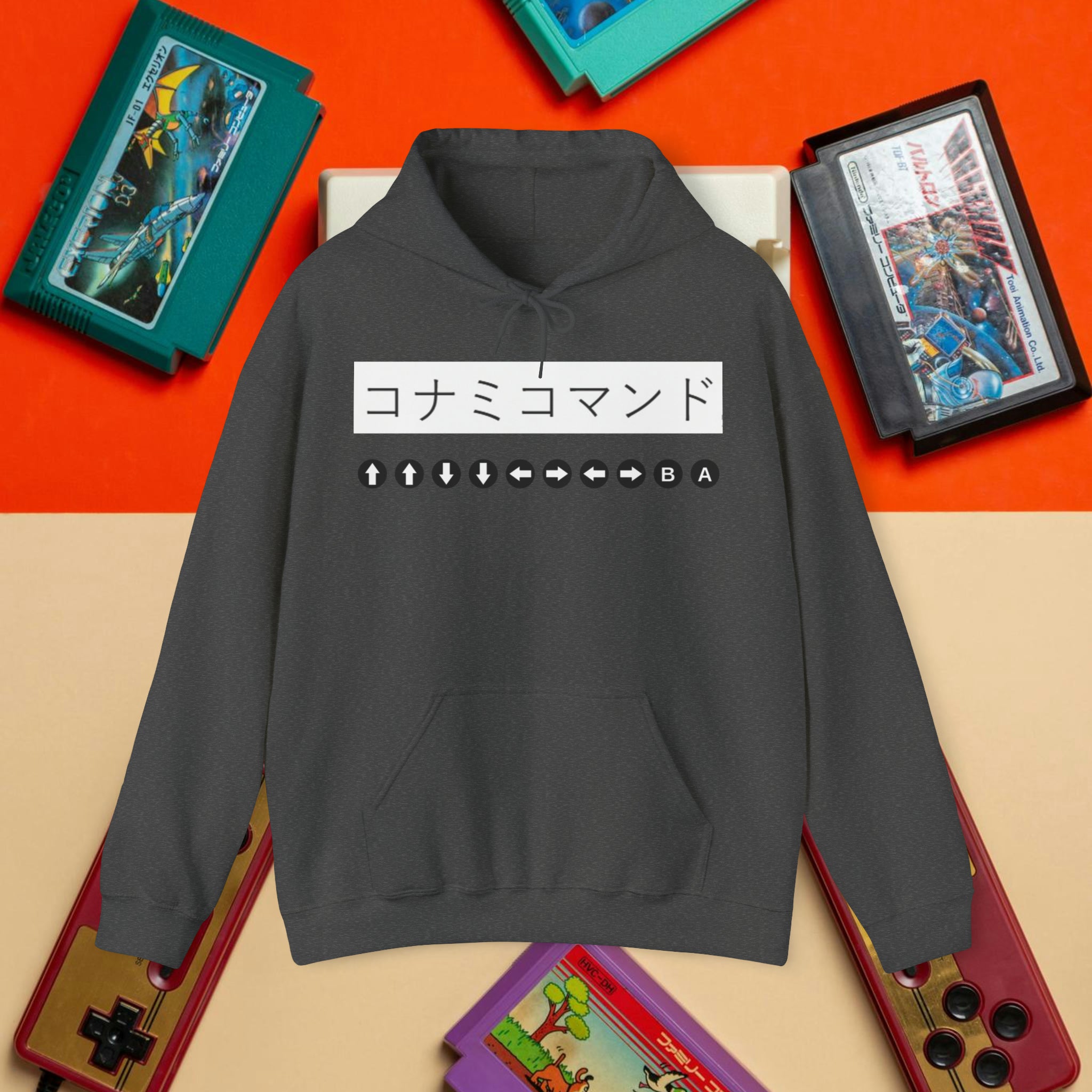 Konami Code Hoodie | Retro Gaming Outfit