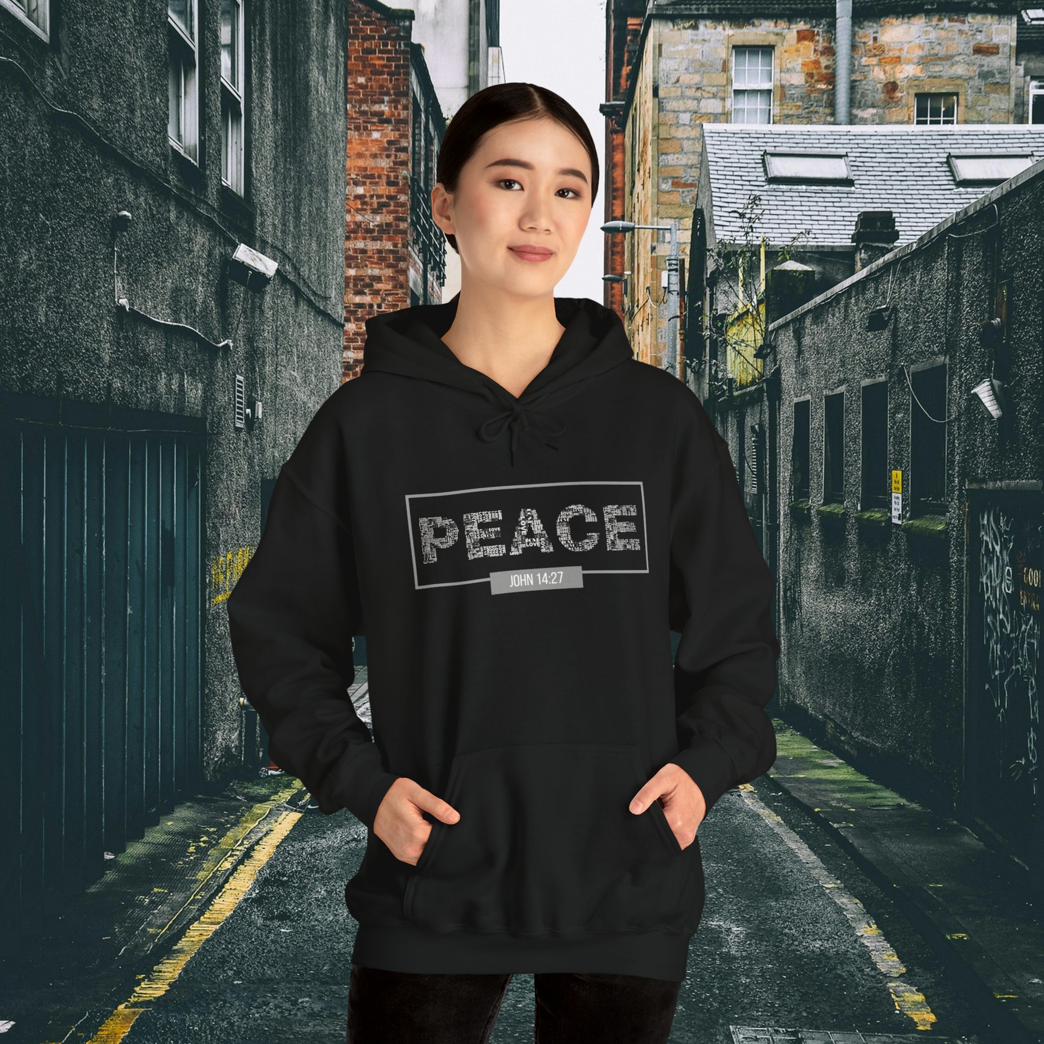 Peace and Love, John 14:27 Unisex Hoodie